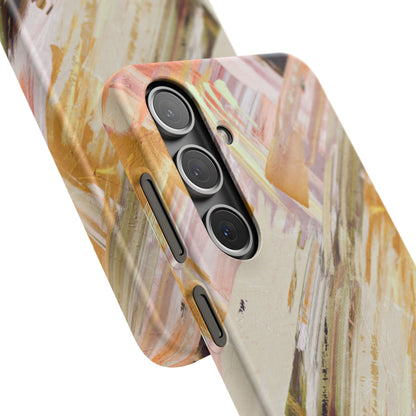 Snap Phone Case – Brush & Bronze