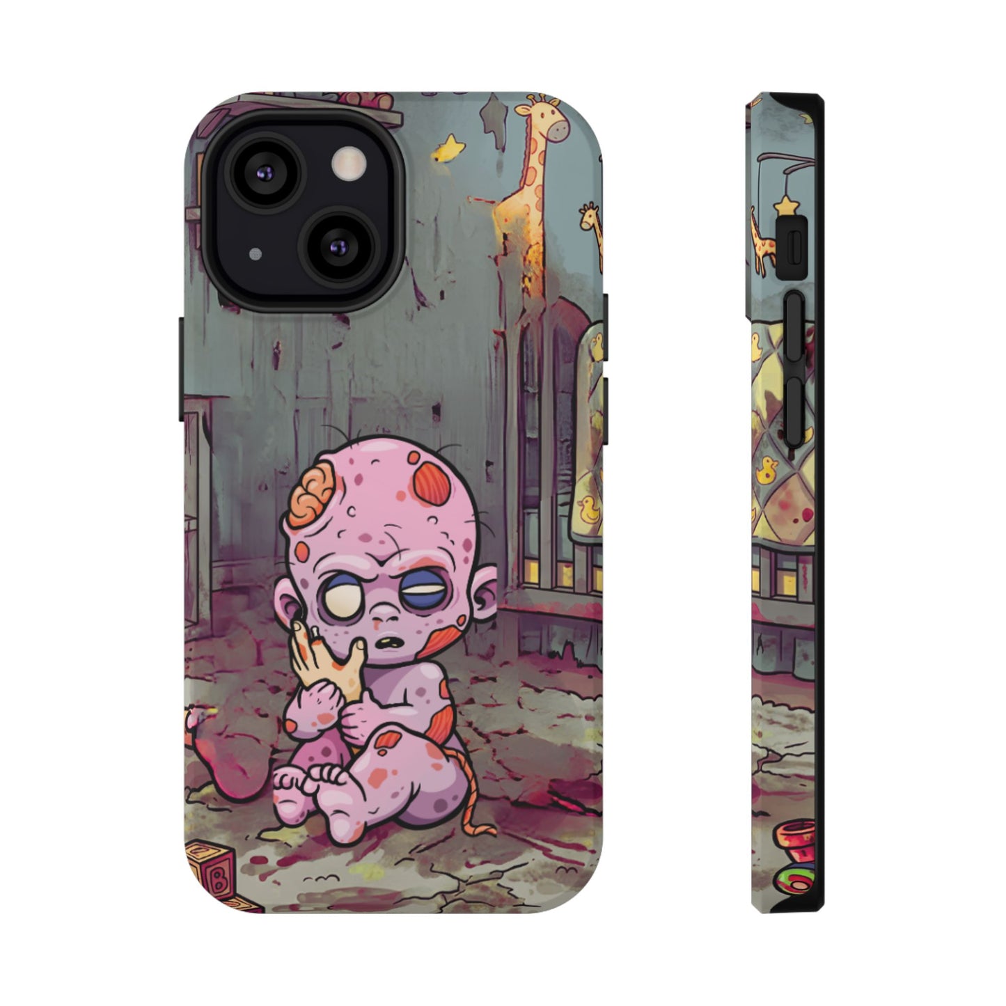 Zombie Baby Phone Case — Cute Creepy Impact-Resistant iPhone Case
