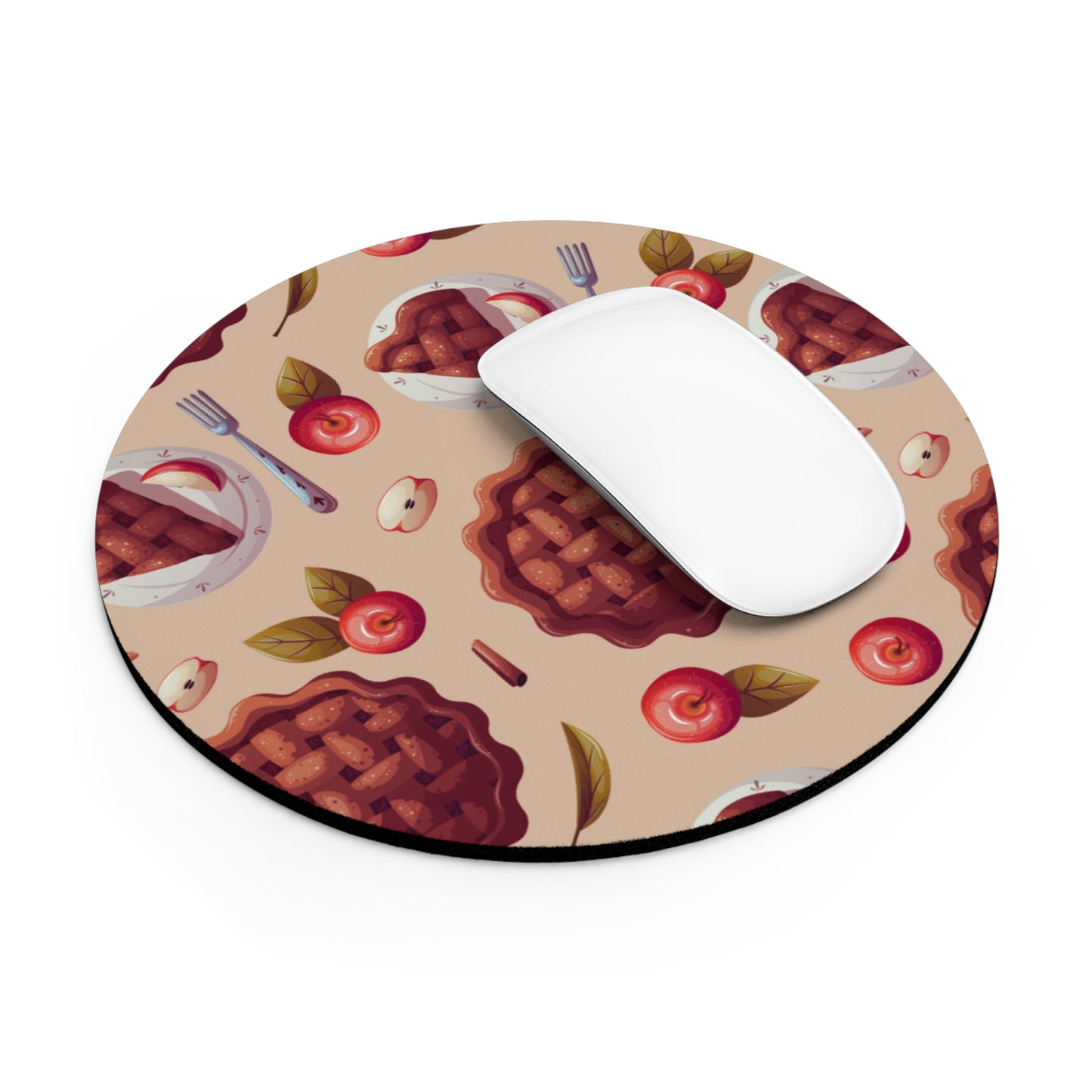 Round Mouse Pad – Apple of My Pie
