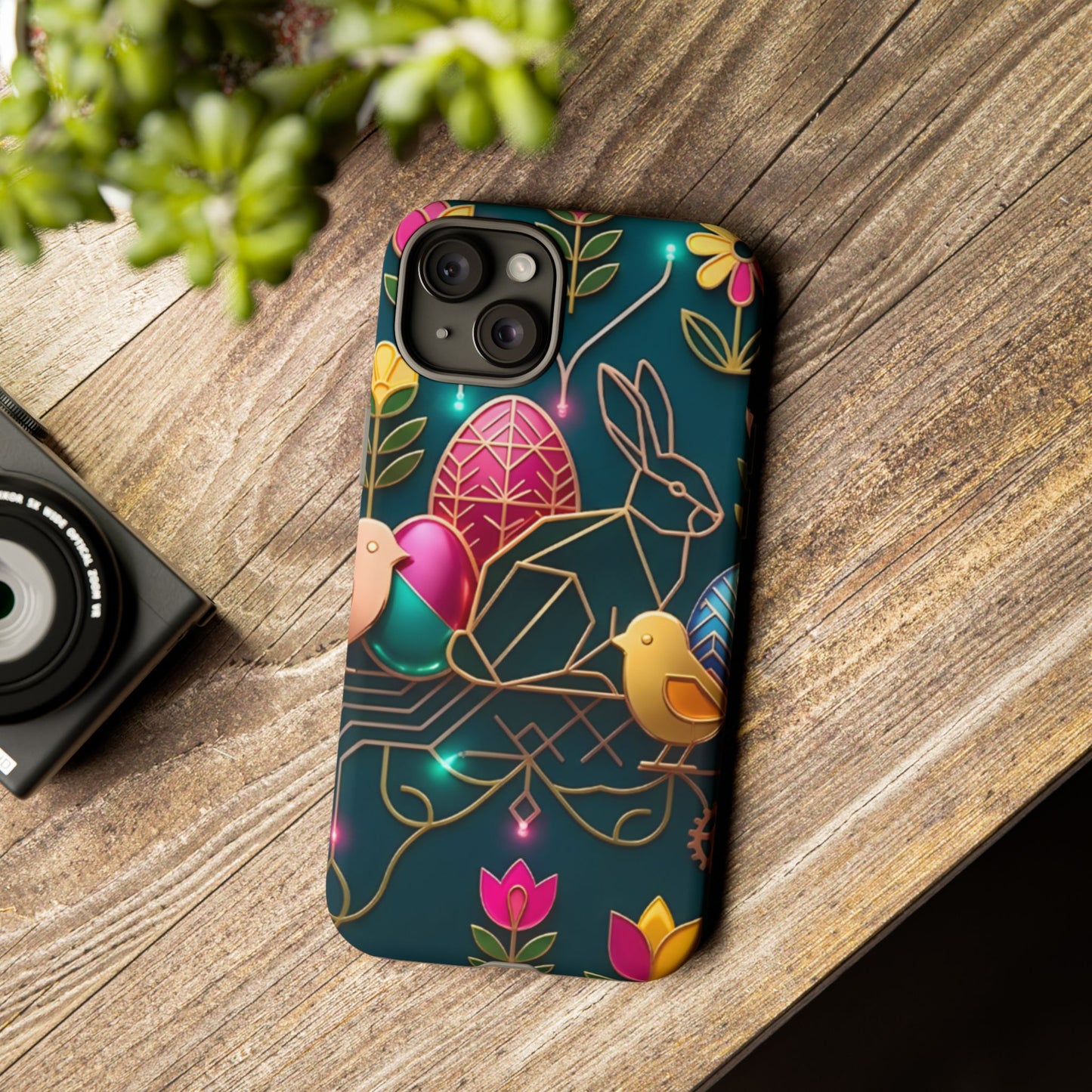 Protective Phone Case – Jeweled Garden