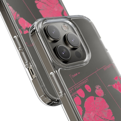 Clear Phone Case – Mom’s Little Pink Footprints