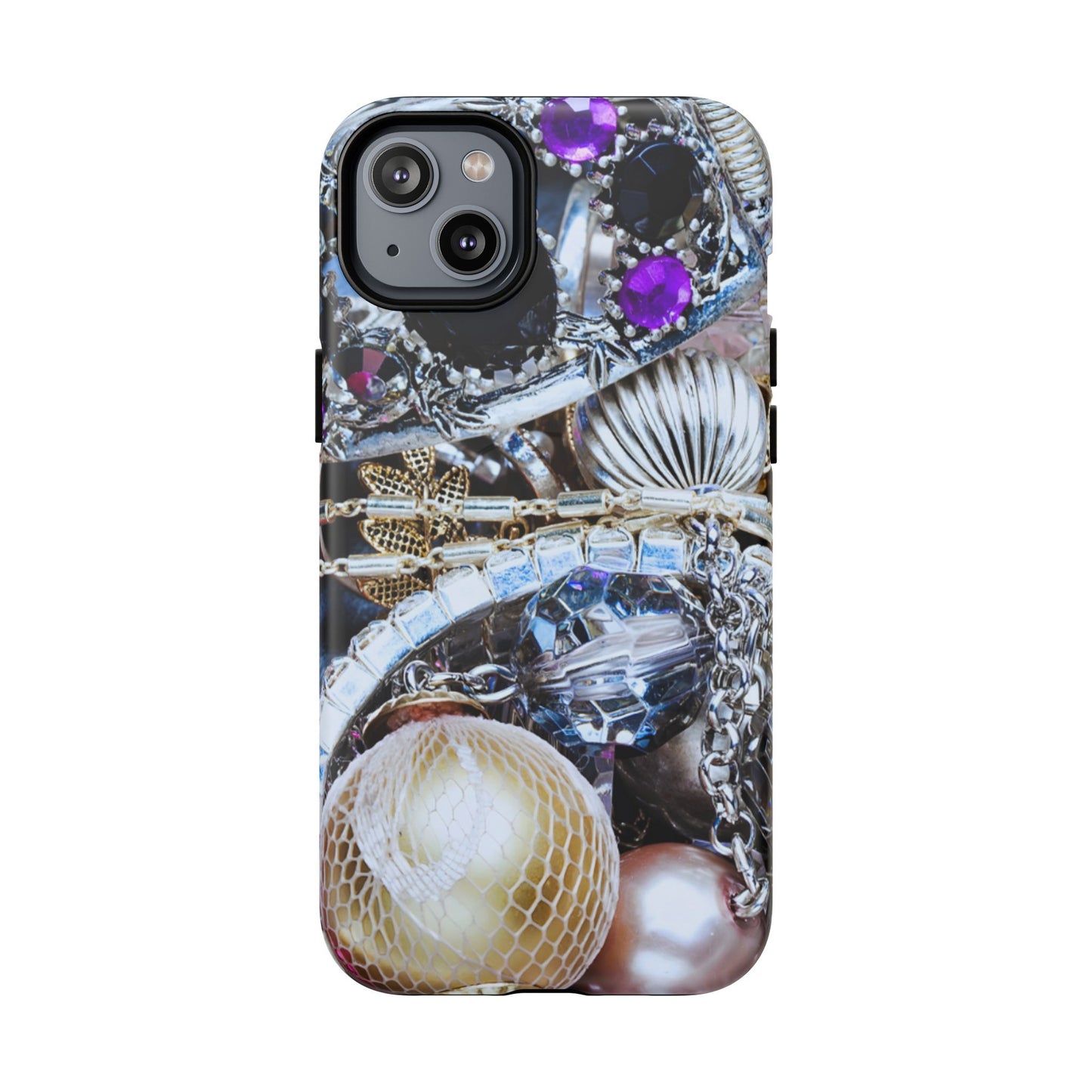 Protective Magnetic Phone Case – Chrome Jewel
