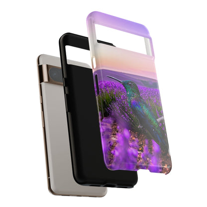 Protective Phone Case – Hummingbird Reverie