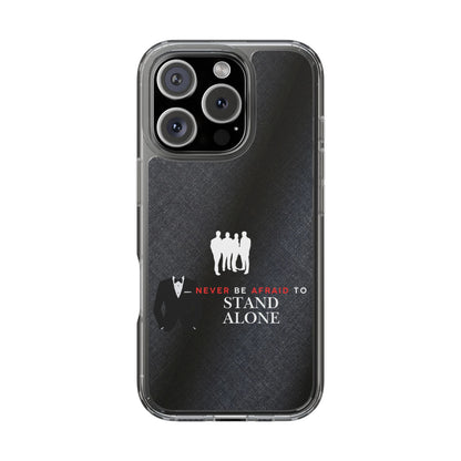 Clear Phone Case – Stand Alone