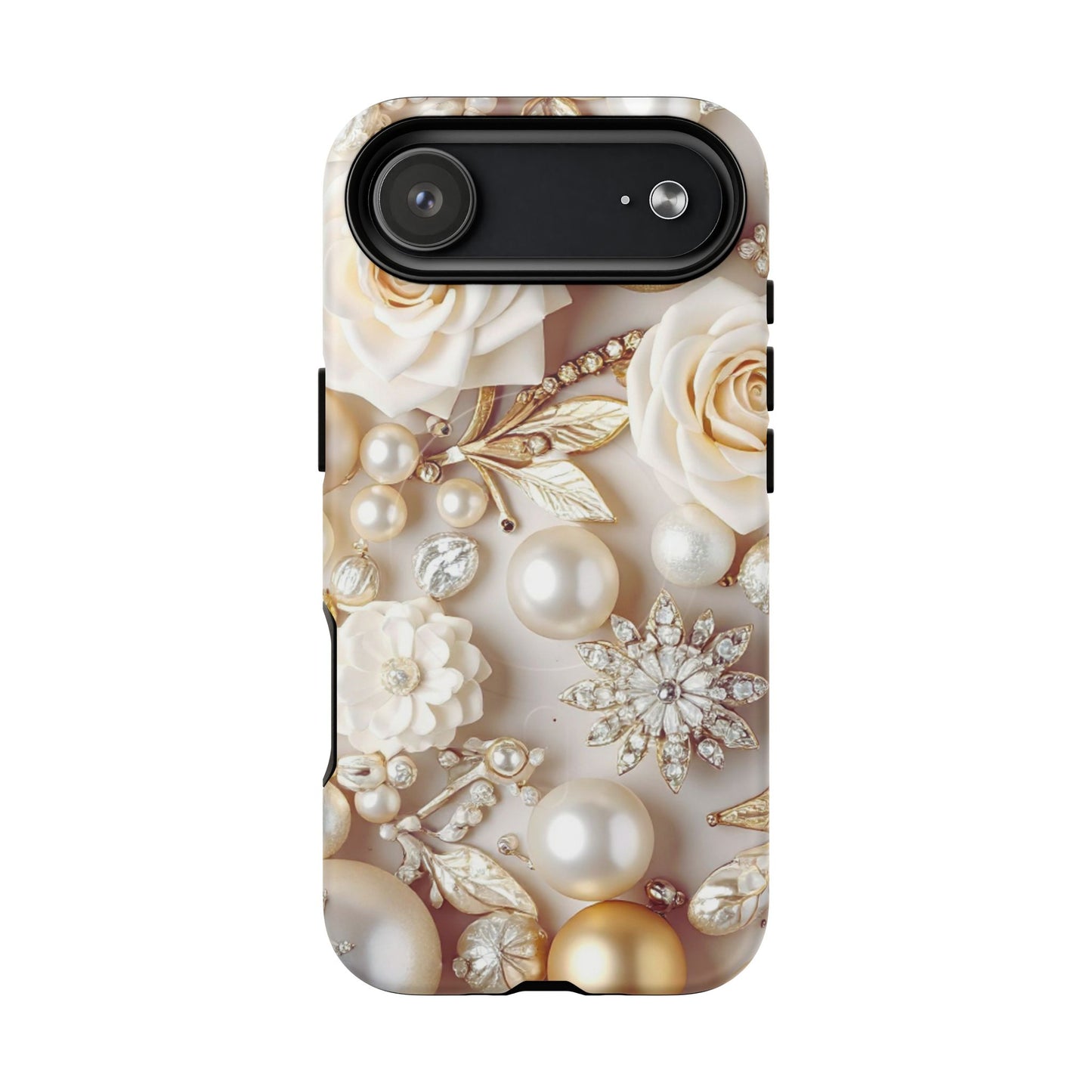 Protective Magnetic Phone Case – Ivory Opulence