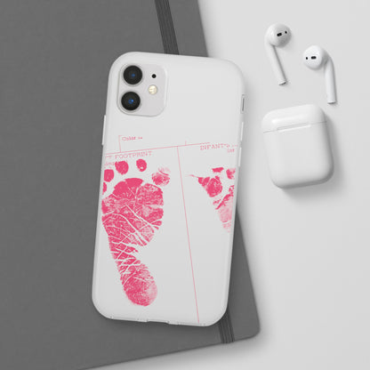 Flexi Case – Mom’s Little Pink Footprints