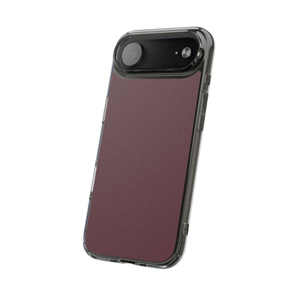 Clear Phone Case – Mulled Wine – Compatible with iPhone 13–17 & Samsung Galaxy S25–S26 Series