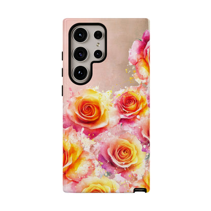 Protective Phone Case – Sunset Roses