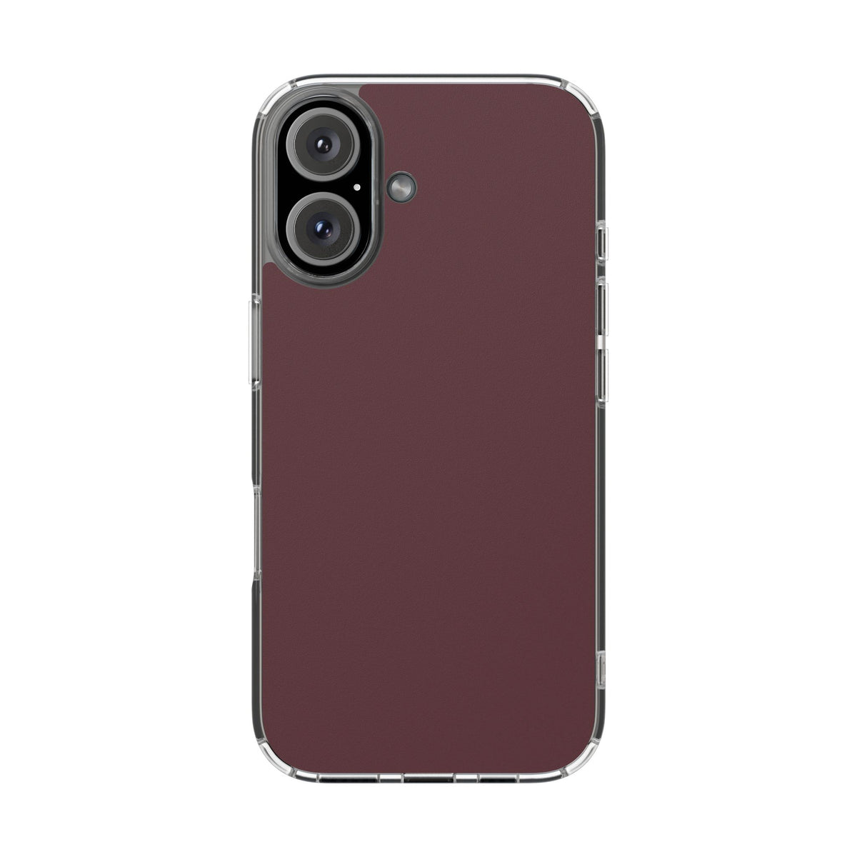 Clear Phone Case – Mulled Wine – Compatible with iPhone 13–17 & Samsung Galaxy S25–S26 Series
