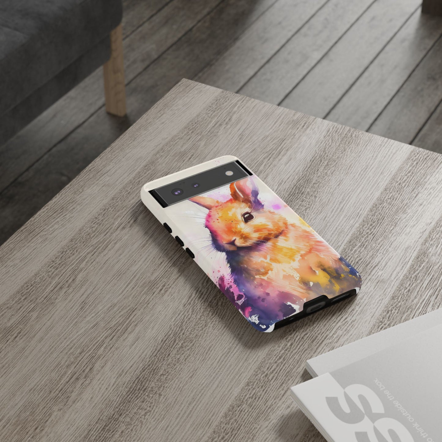 Protective Phone Case – Painted Hare