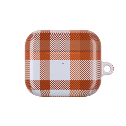 Earbud Case Cover – Spiced Plaid
