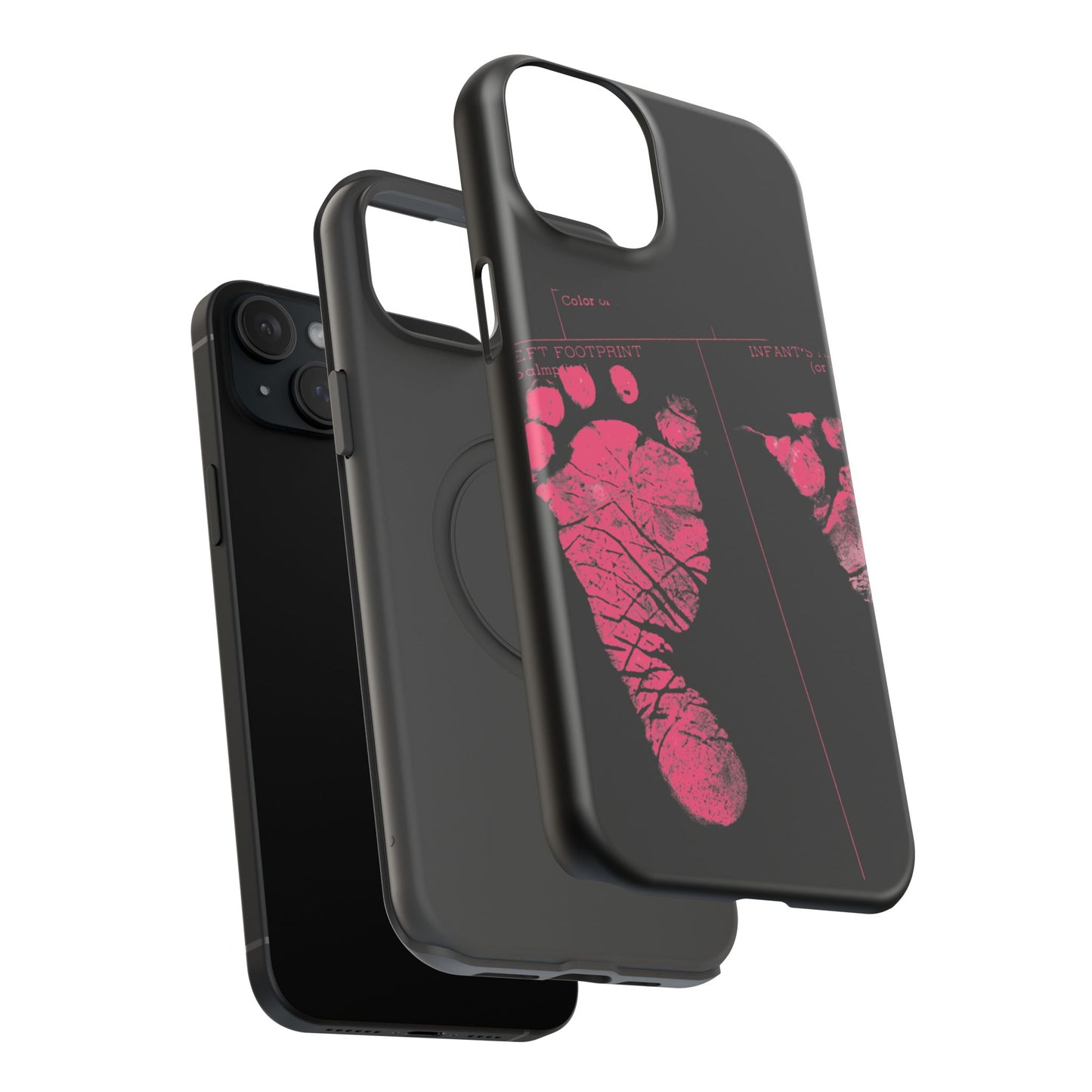 Wireless-Charging Compatible Case – Mom’s Little Pink Footprints
