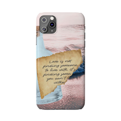 Slim Phone Case – Written in the Tide