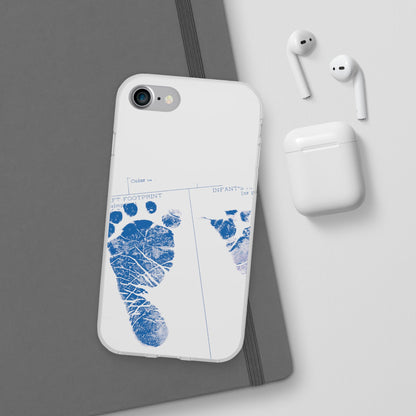 Flexi Case – Mom’s Little Blue Footprints