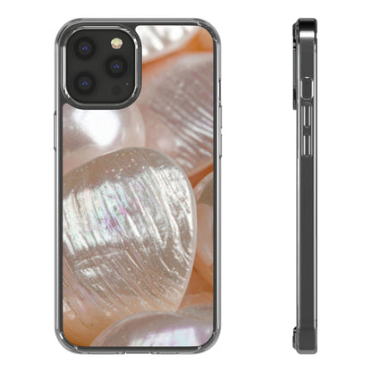 Clear Phone Case – Blush Pearl