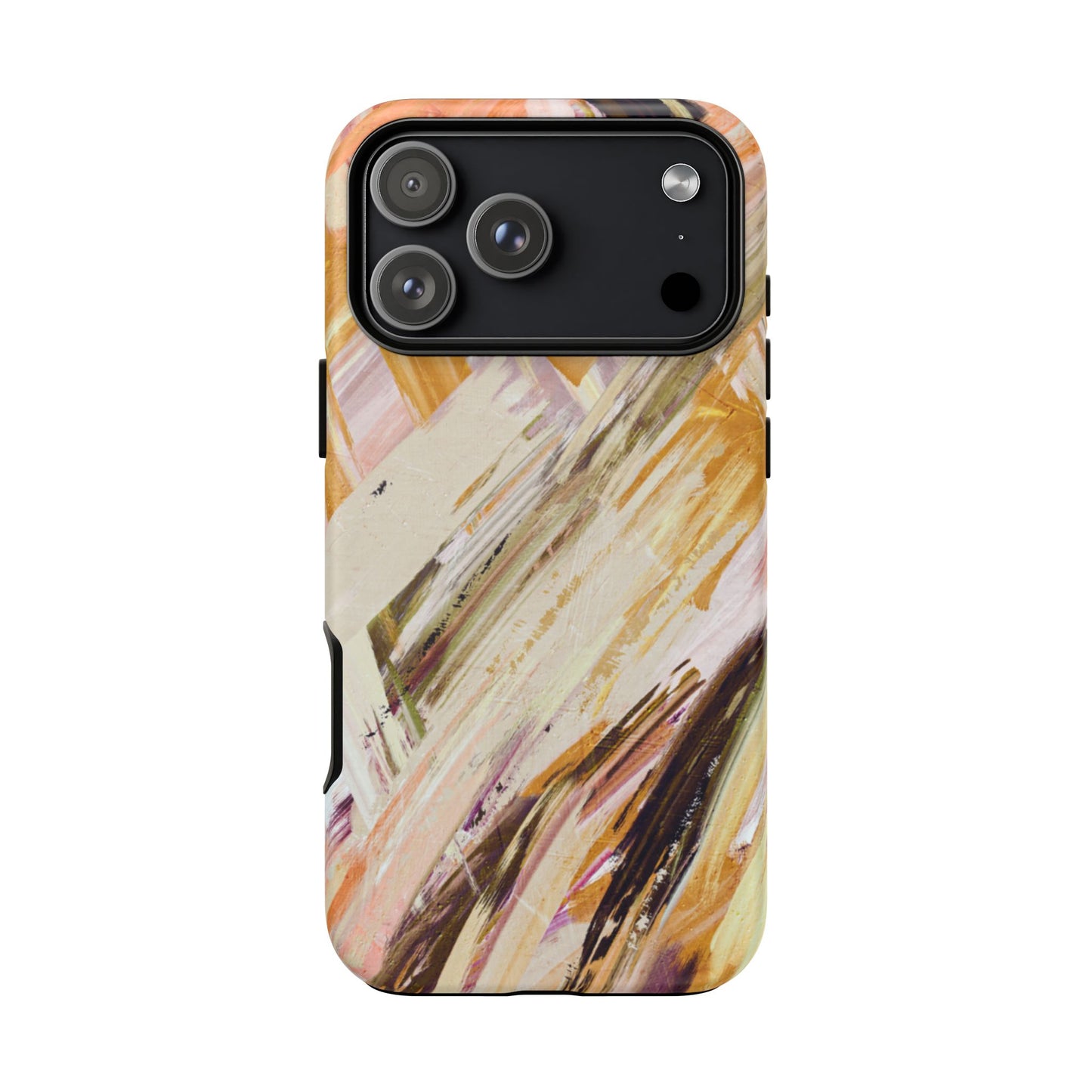 Protective Phone Case – Brush & Bronze