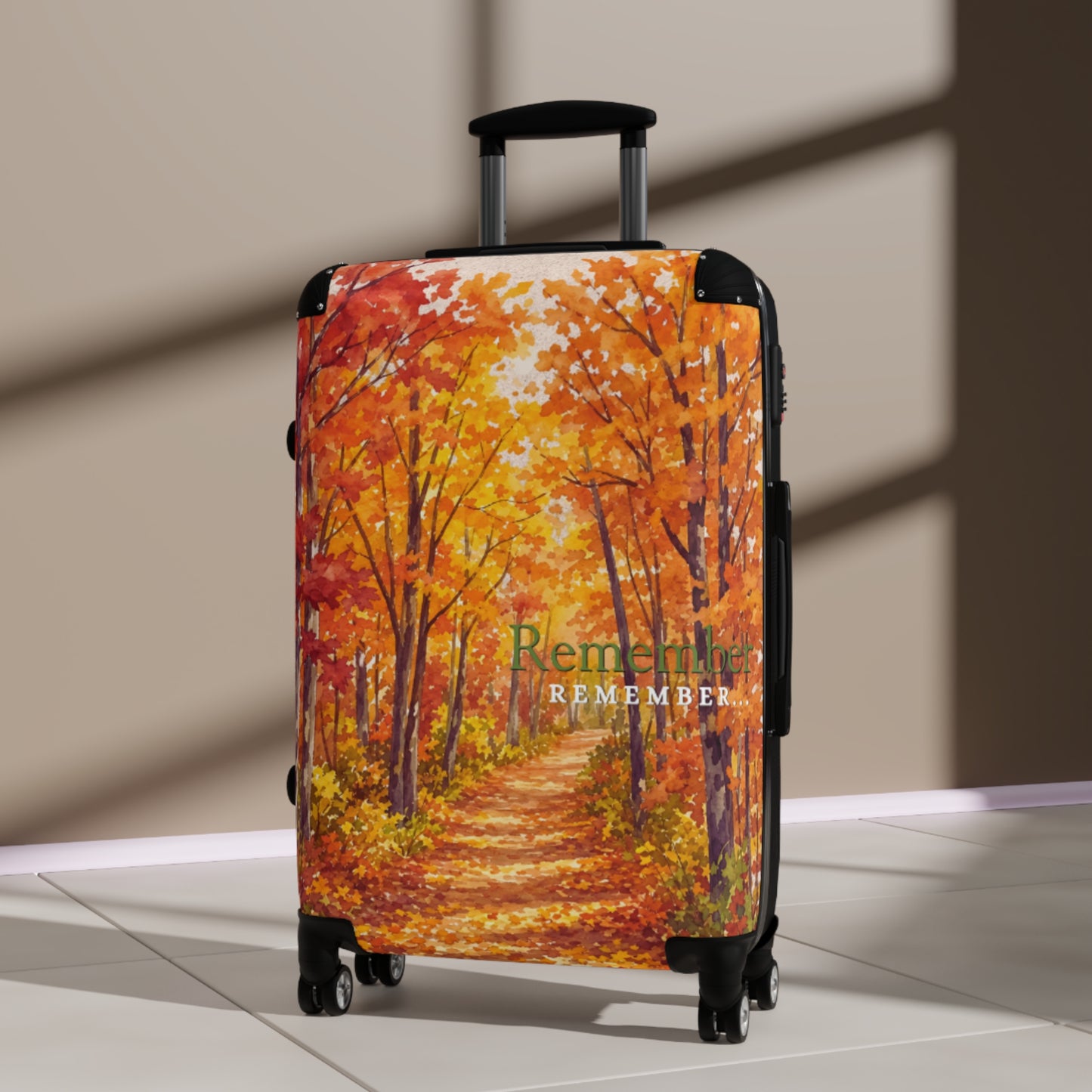 Hard-Shell Suitcase – Autumn Remembered