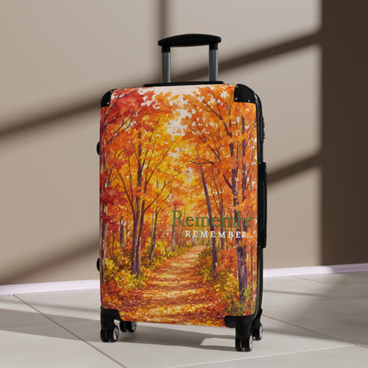 Hard-Shell Suitcase – Autumn Remembered