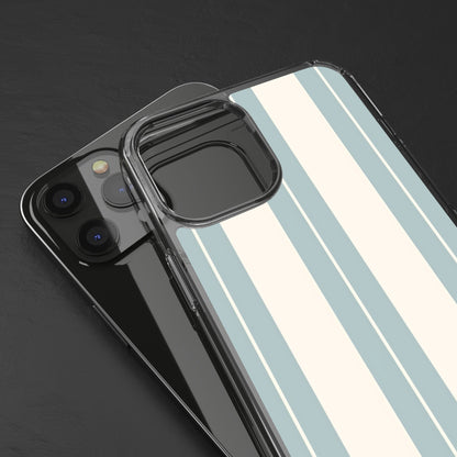 Clear Phone Case – Coastal Stripe