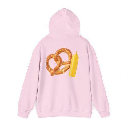 Pullover Hoodie – Never a Bad Connection Pretzel Stack Design