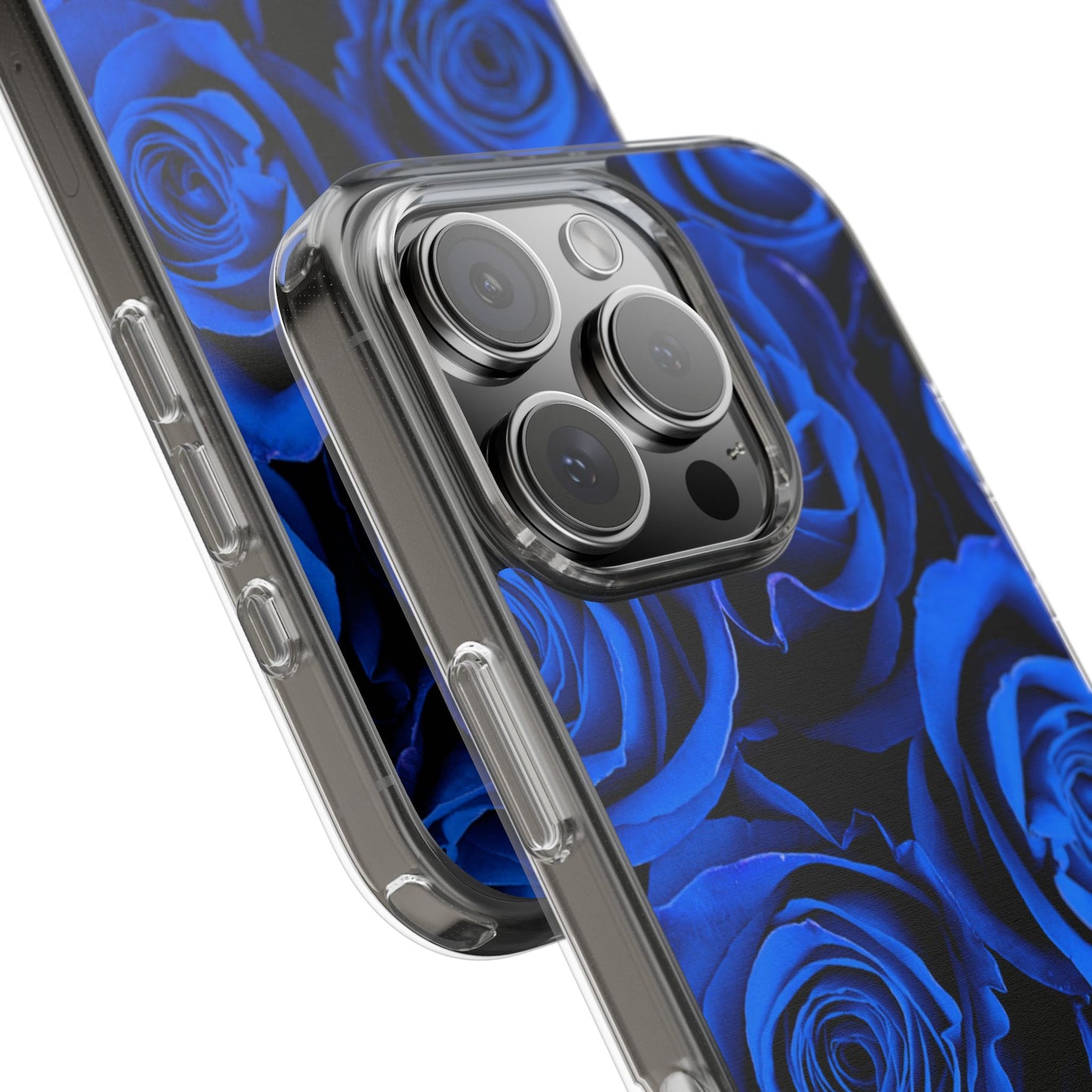 Clear Phone Case – Midnight Bloom