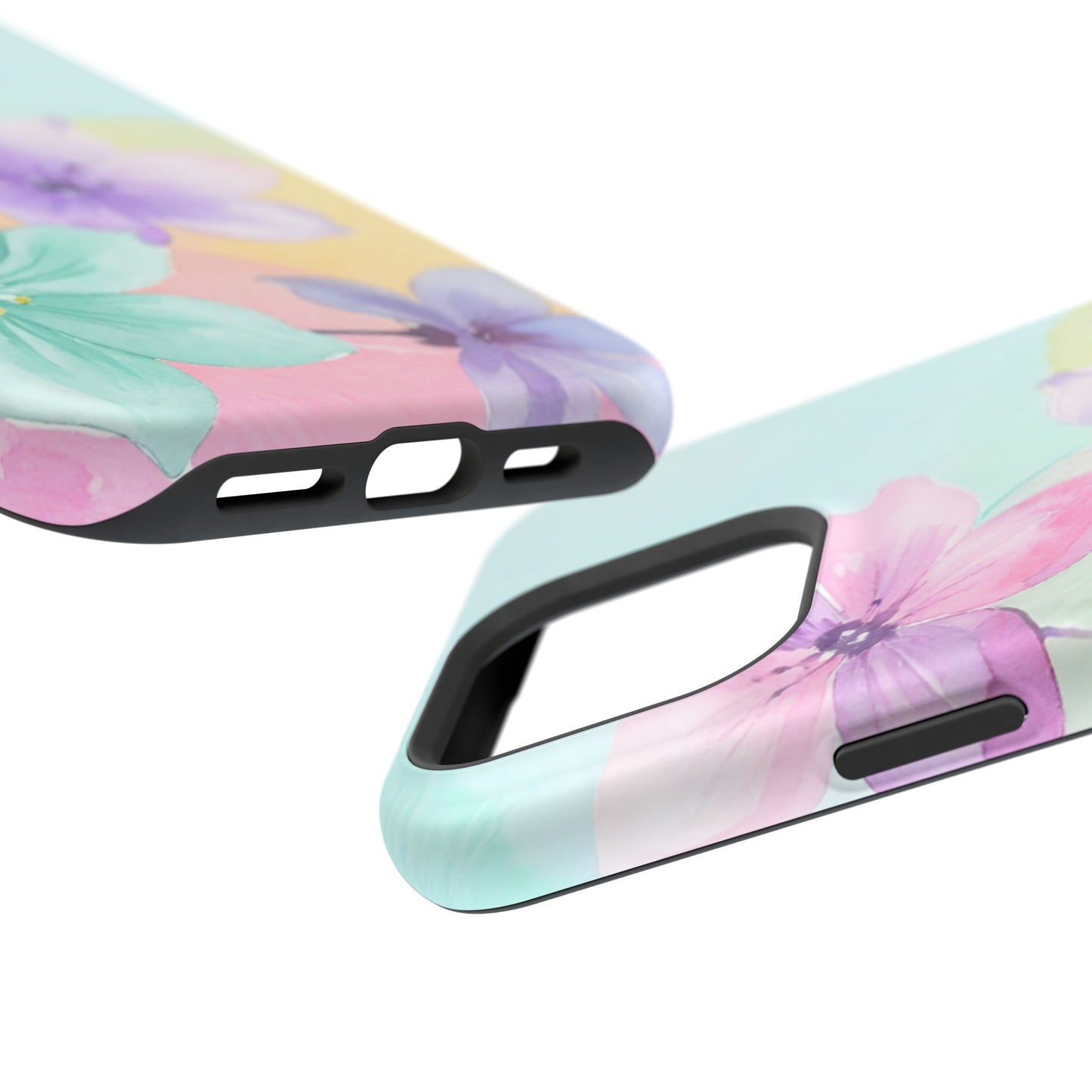 Impact-Resistant Phone Case – Water Petal
