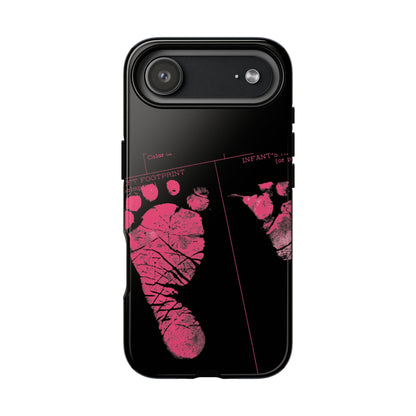 Protective Phone Case – Mom’s Little Pink Footprints