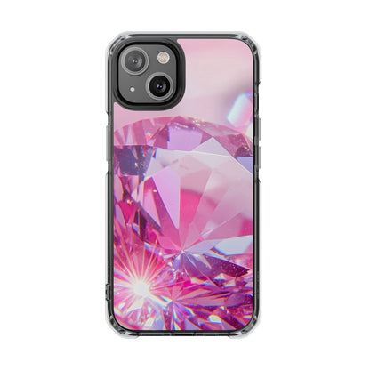 Clear Magnetic Phone Case – Pink Ice