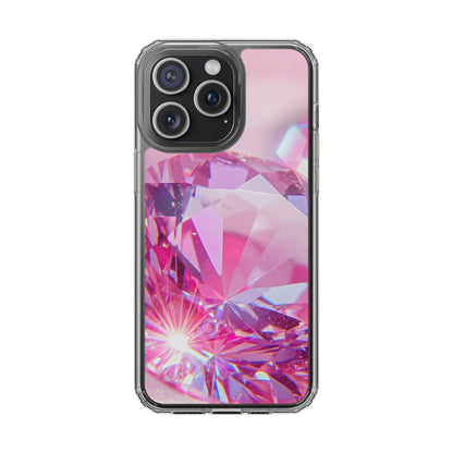 Clear Phone Case – Pink Ice