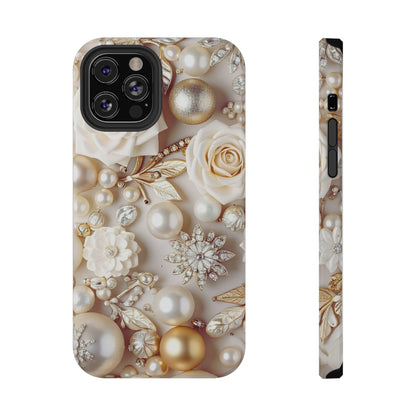 Impact-Resistant Phone Case – Ivory Opulence