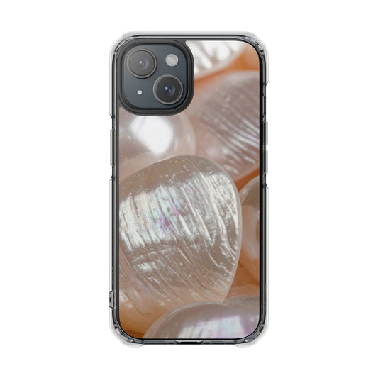 Clear Magnetic Phone Case – Blush Pearl