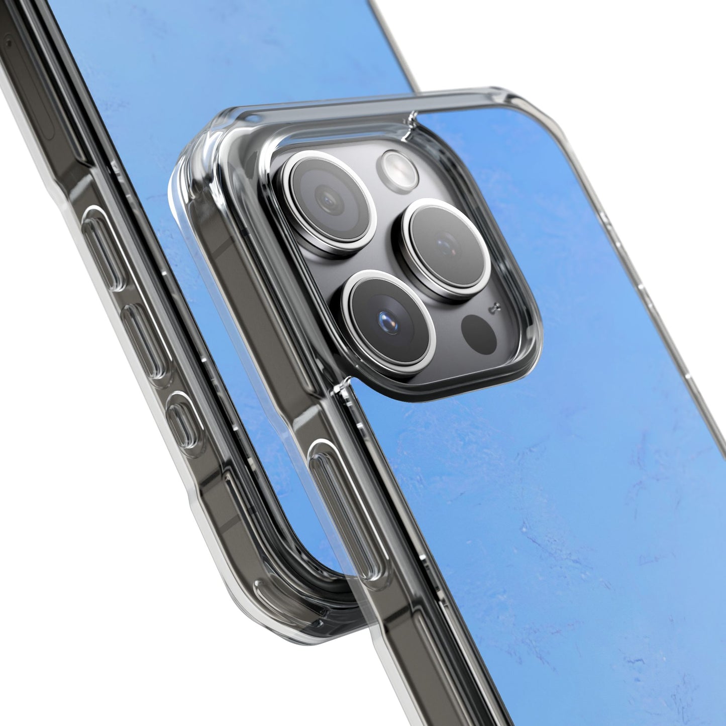 Clear Magnetic Phone Case – Azure Fade