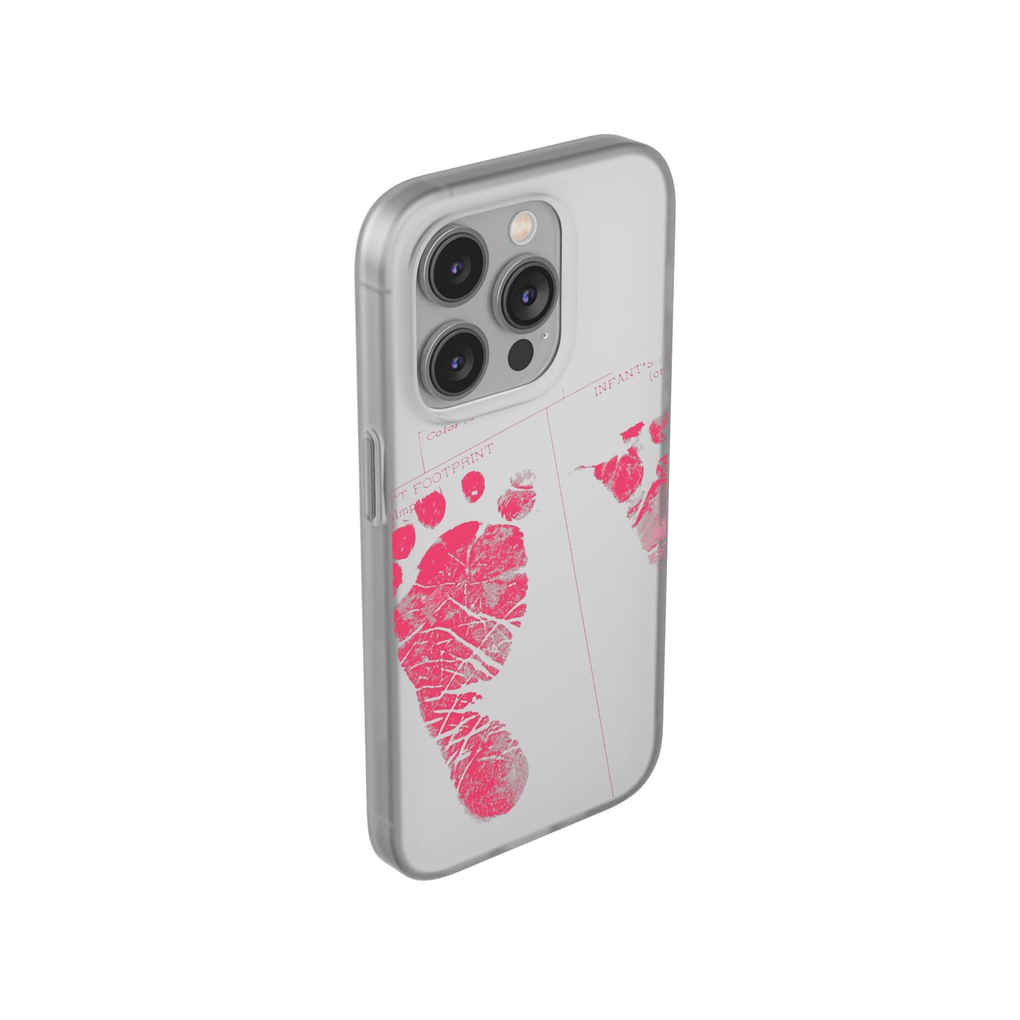 Flexi Case – Mom’s Little Pink Footprints