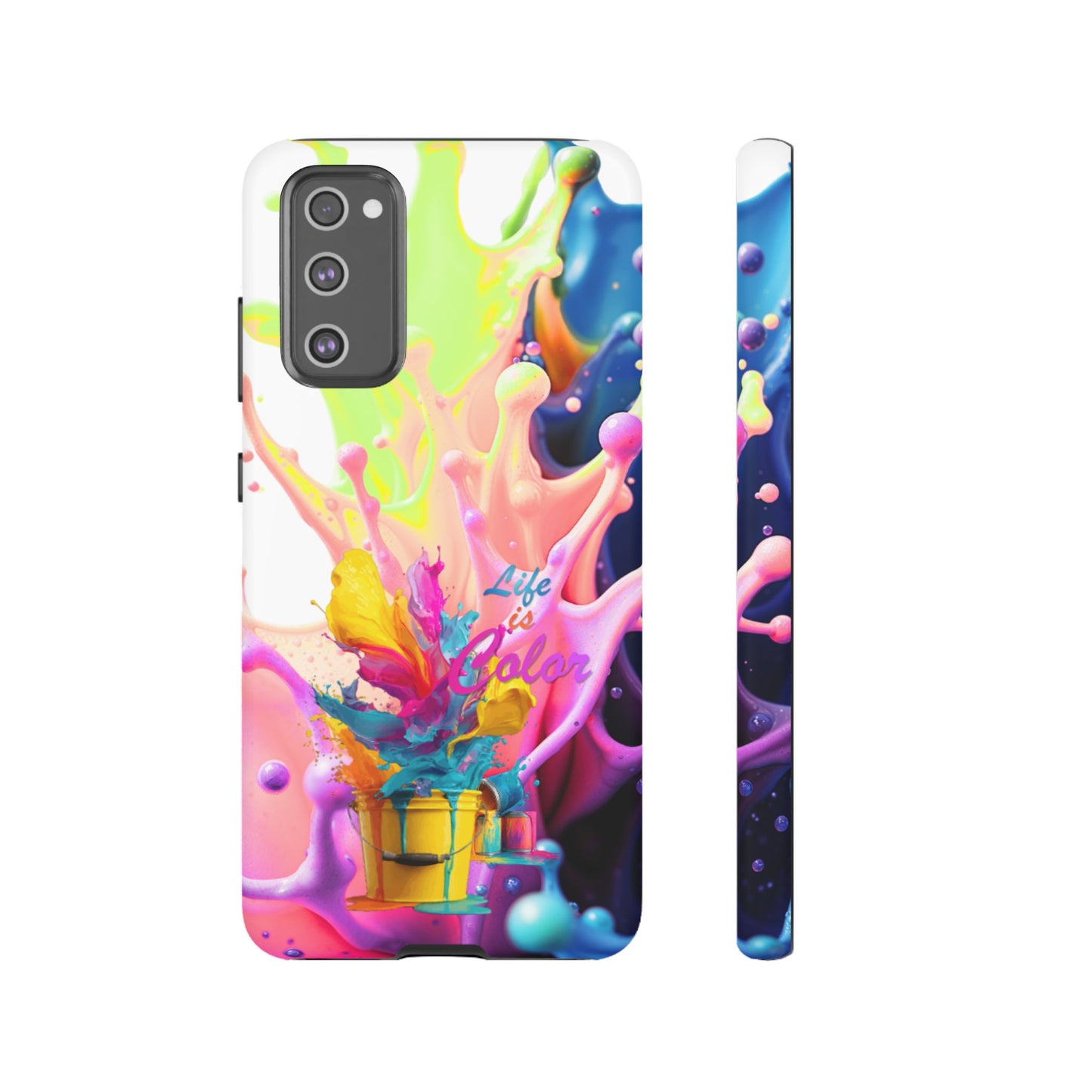 Color Splash Phone Case — “Life in Color” Protective Tough Case