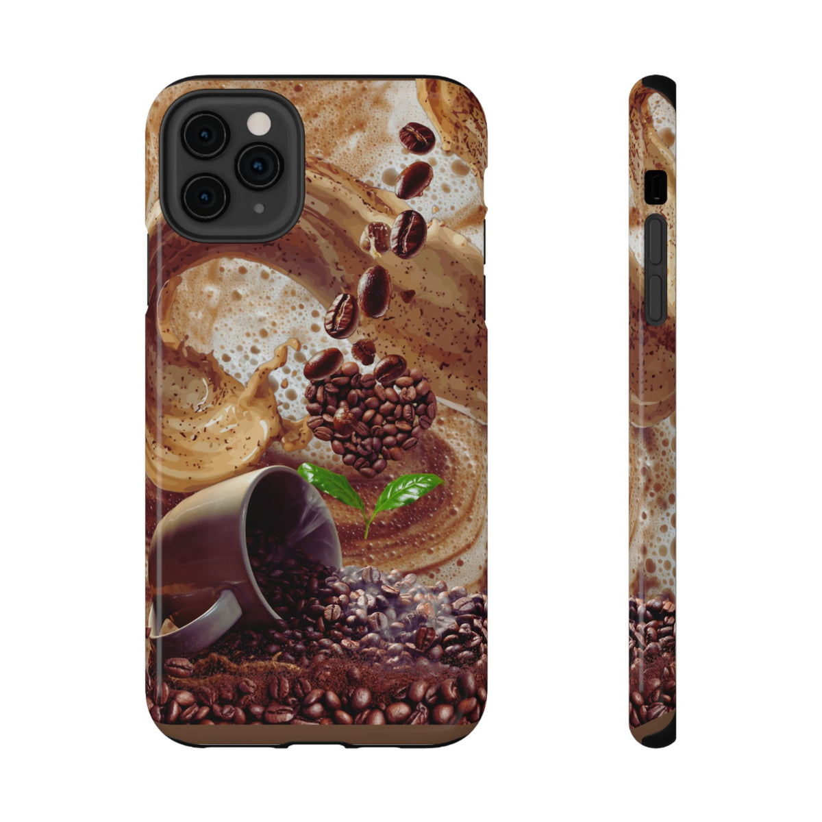 Impact-Resistant Phone Case – Love at First Sip – Compatible with iPhone 11–17 & Samsung Galaxy S22–S26 Series
