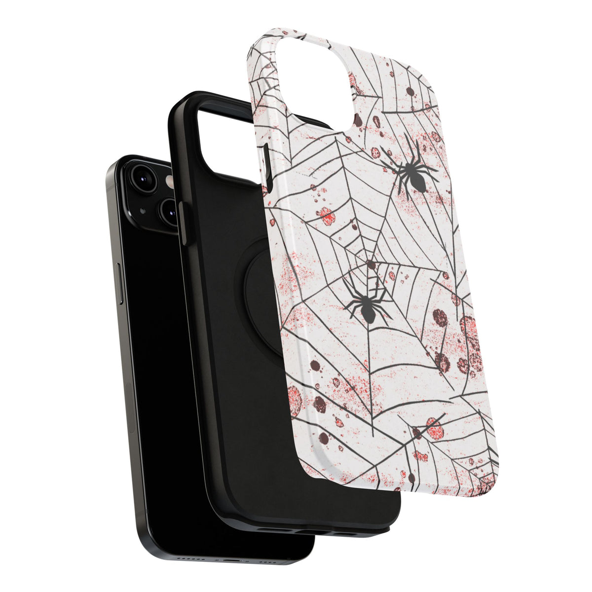 Impact-Resistant Phone Case – Blood Web