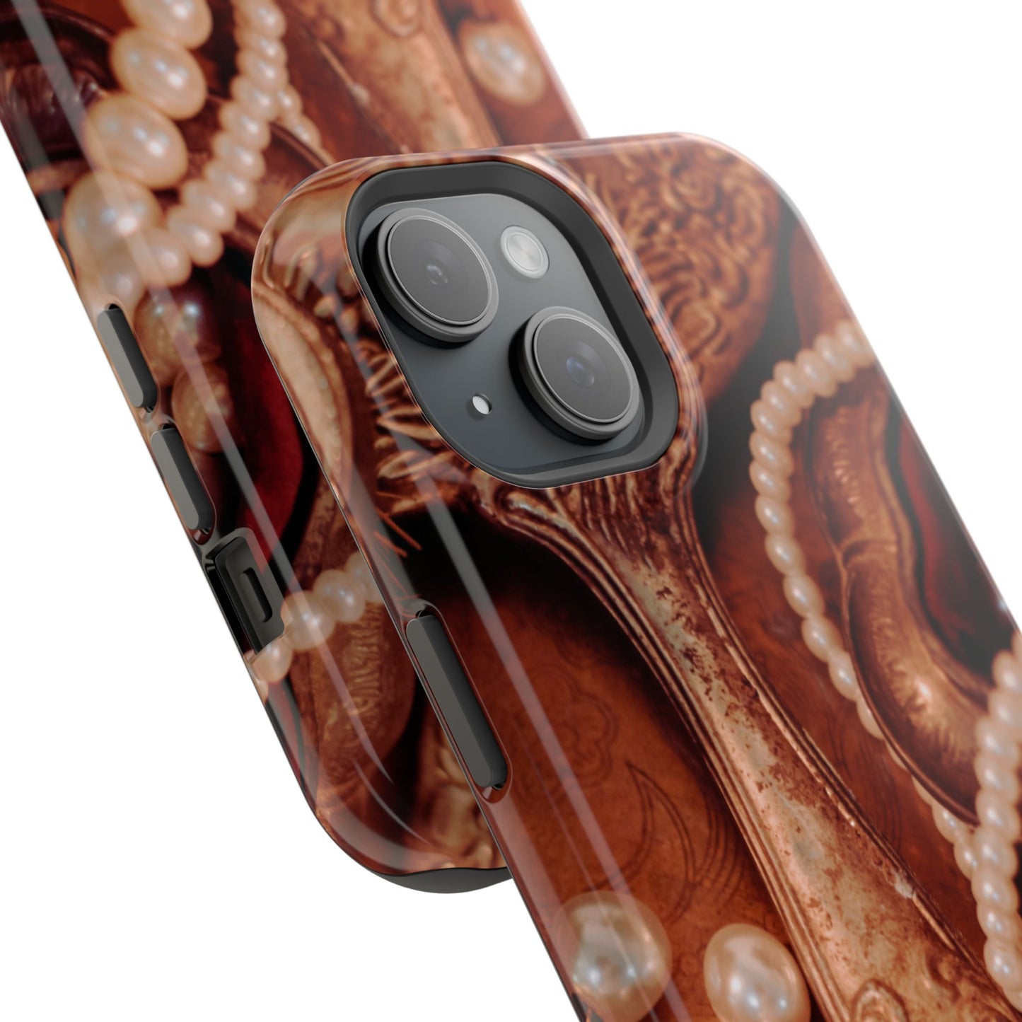 Impact-Resistant Phone Case – Bronze Vanity