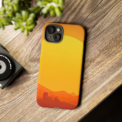 Protective Phone Case – Desert Sunrise