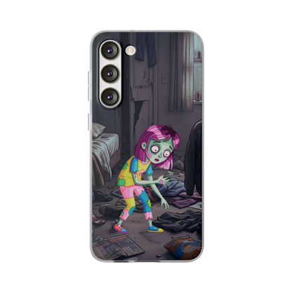 Zombie Girl Phone Case — Cute Creepy Cartoon Phone Cover