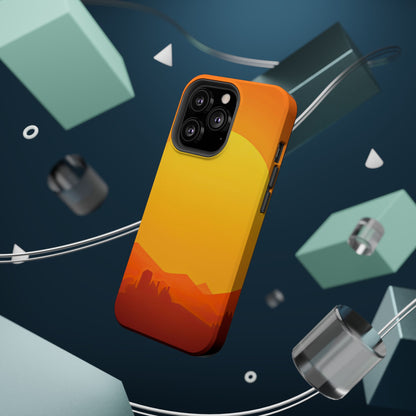 Wireless-Charging Compatible Case – Desert Sunrise