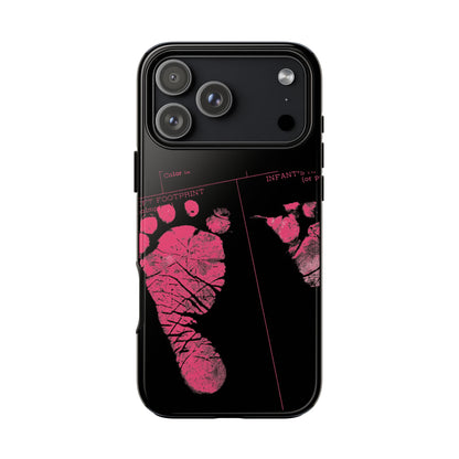 Protective Phone Case – Mom’s Little Pink Footprints