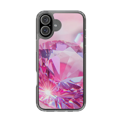 Clear Phone Case – Pink Ice