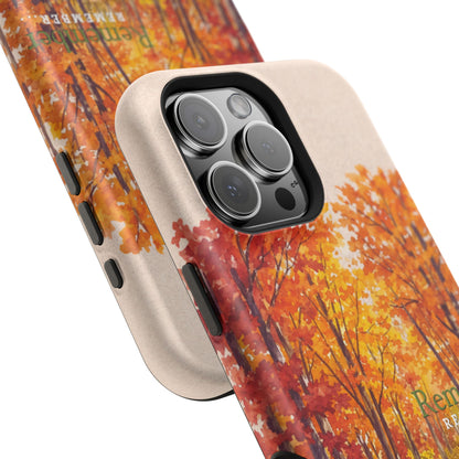 Impact-Resistant Phone Case – Autumn Remembered – Compatible with iPhone 11–17 & Samsung Galaxy S22–S26 Series