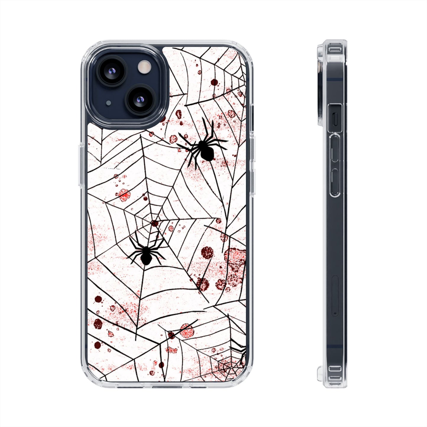 Clear Magnetic Phone Case – Blood Web