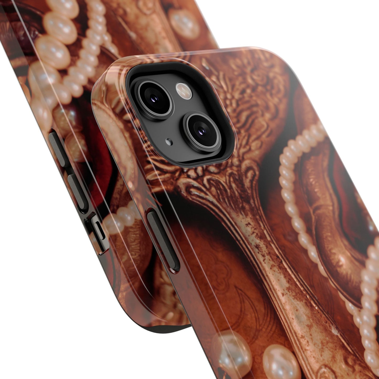 Impact-Resistant Phone Case – Bronze Vanity