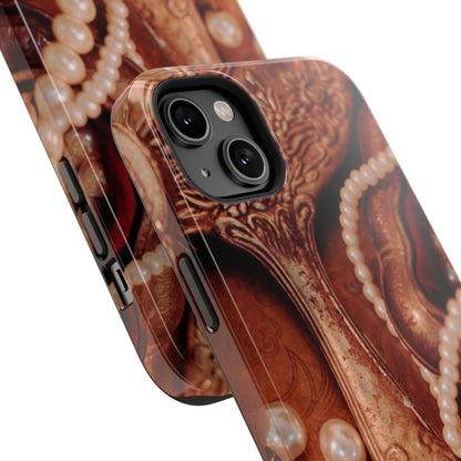 Impact-Resistant Phone Case – Bronze Vanity
