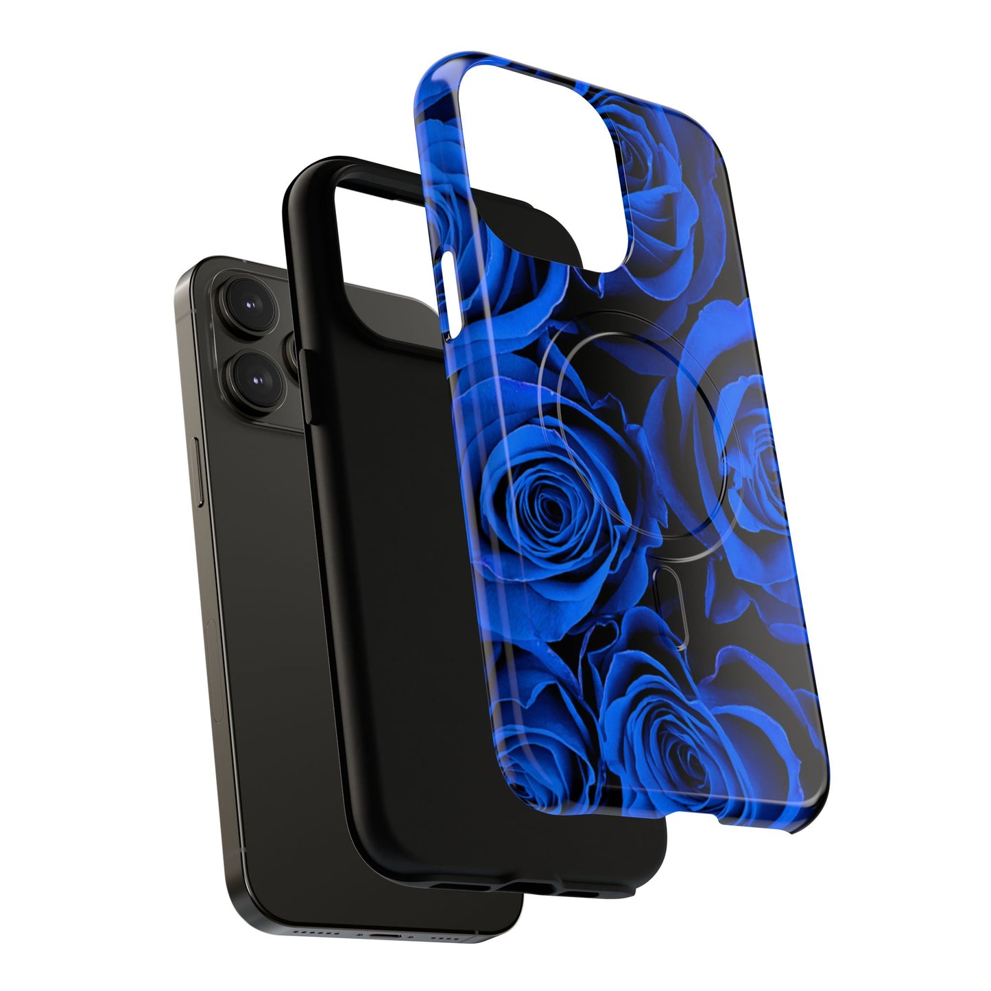 Protective Magnetic Phone Case – Midnight Bloom