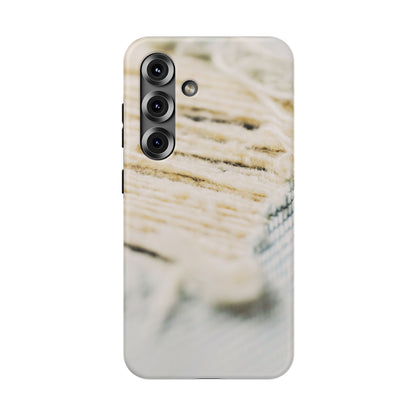 Impact-Resistant Phone Case – Woven Warmth
