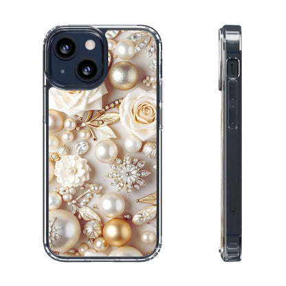 Clear Phone Case – Ivory Opulence
