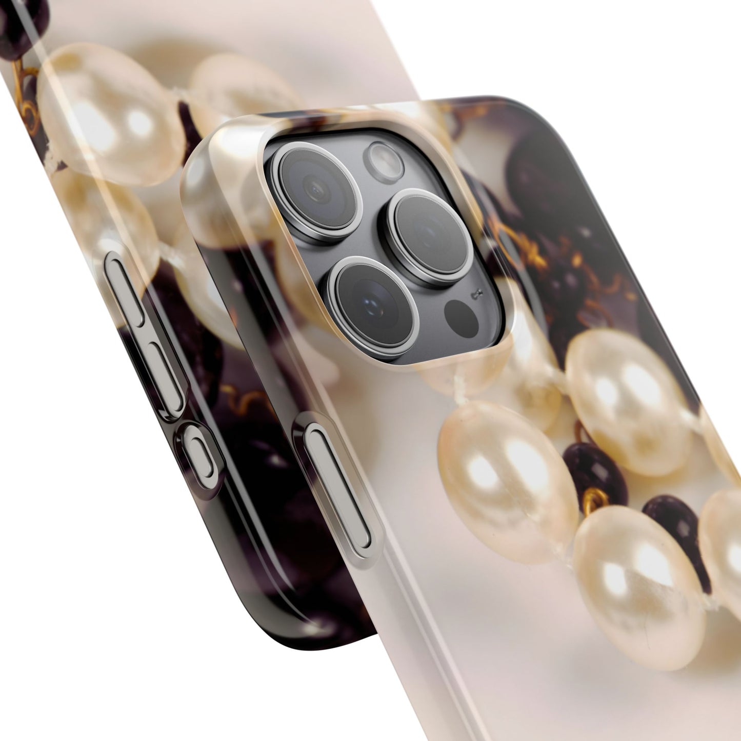 Snap Phone Case – Noir Pearl